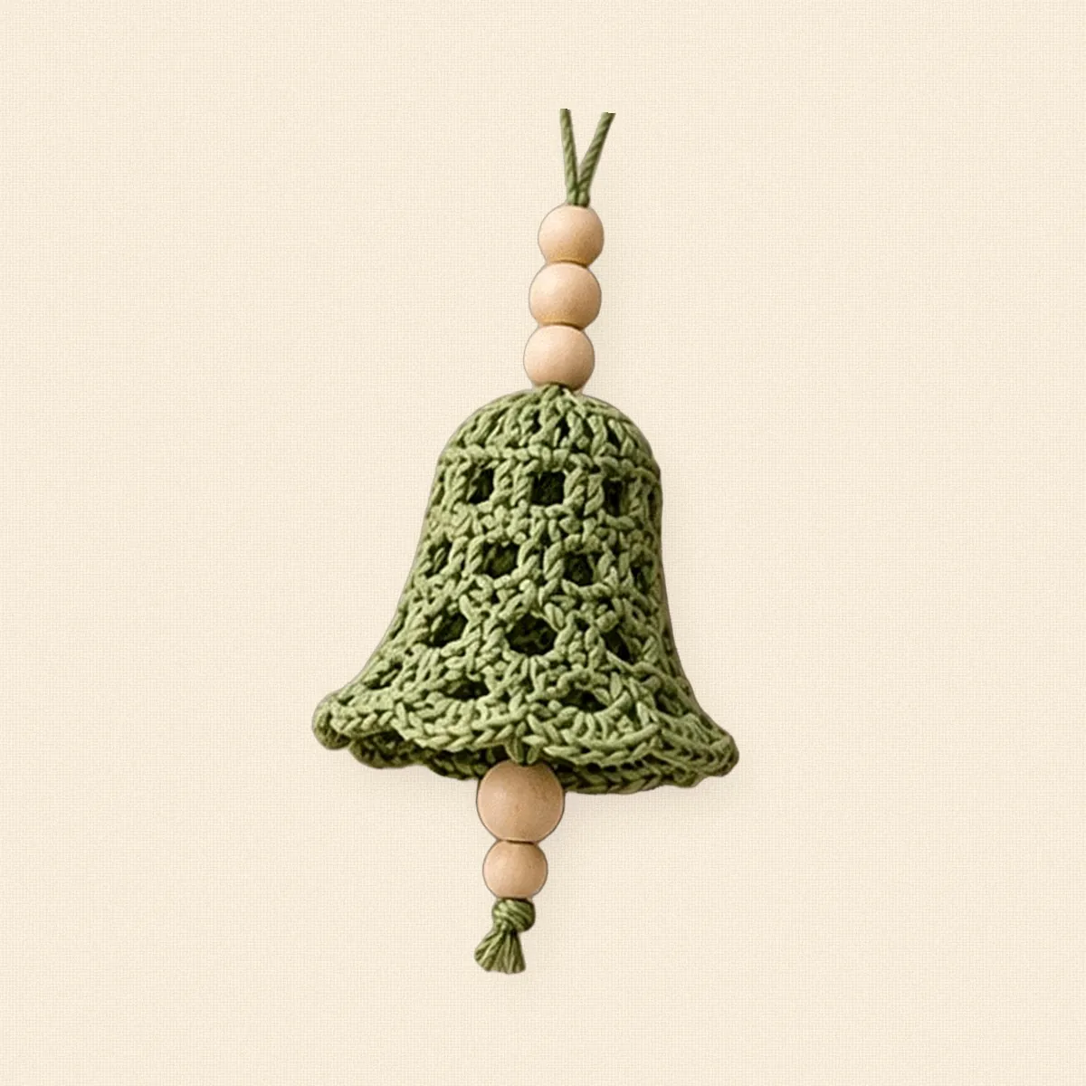 Crochet Christmas Bell Ornament – Free Lace Pattern – photo 2