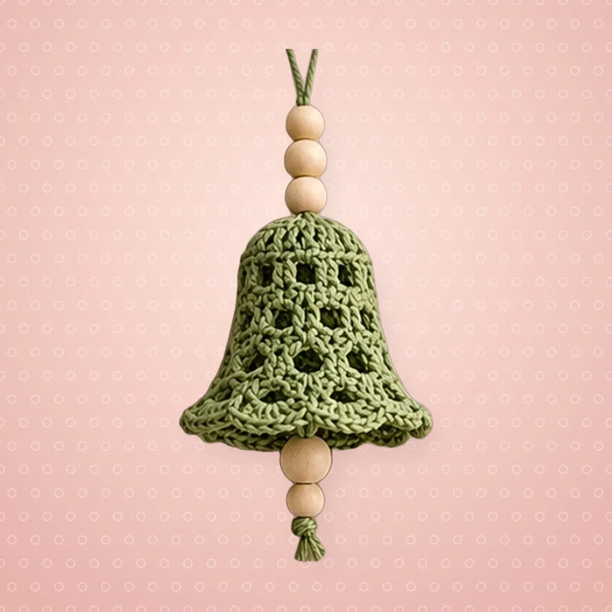 Crochet Christmas Bell Ornament – Free Lace Pattern