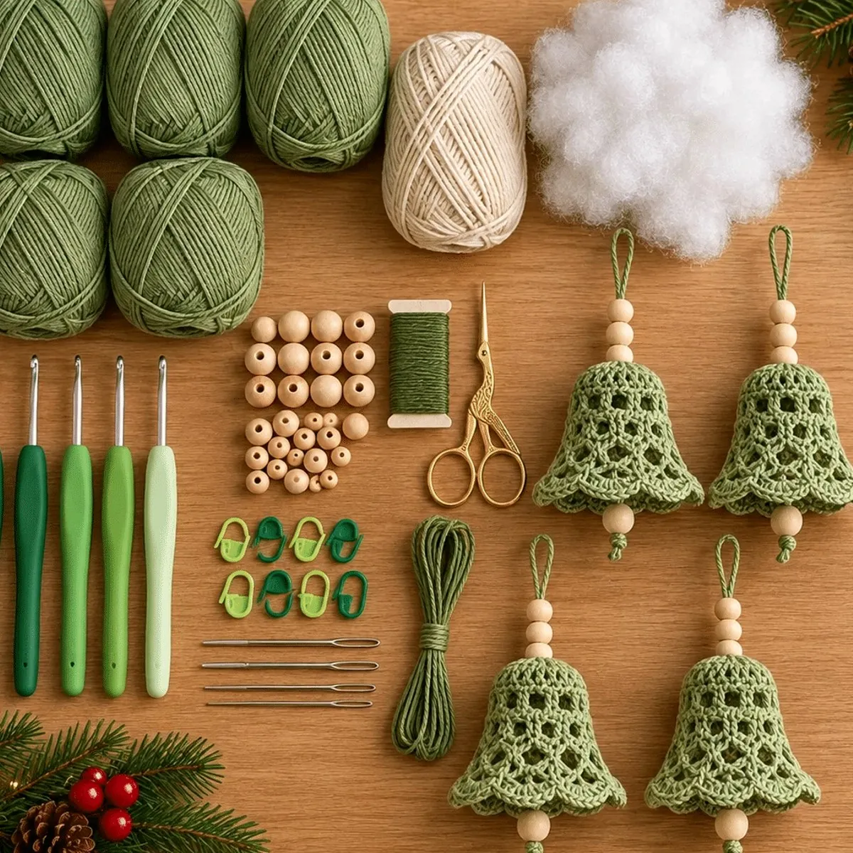 Crochet Christmas Bell Ornament – Free Lace Pattern – photo 5