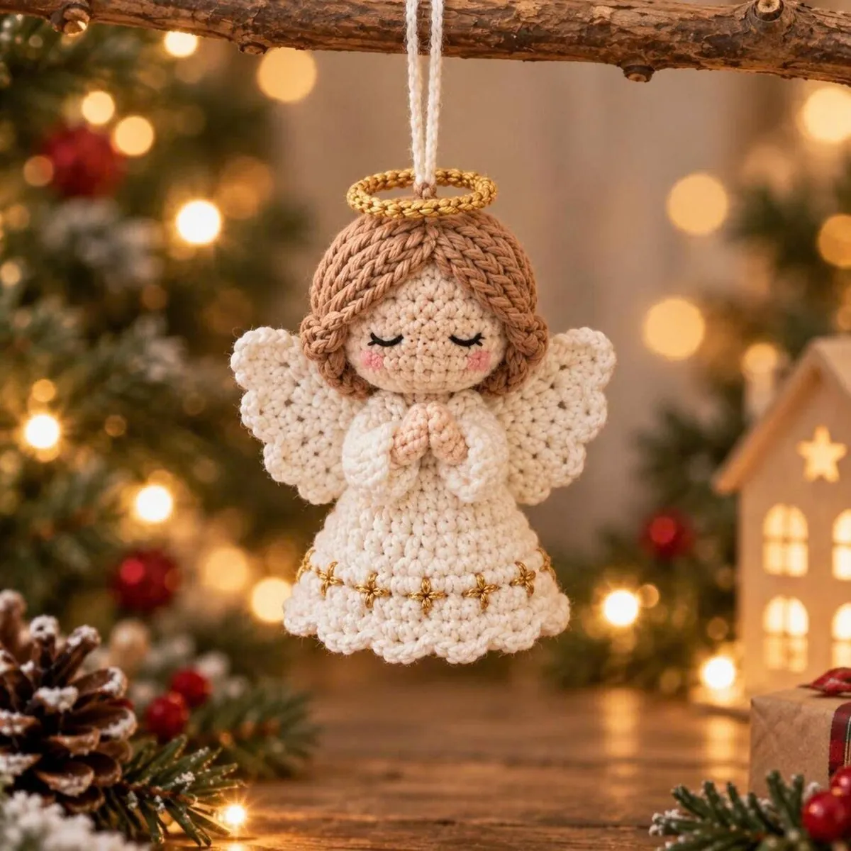 Crochet Christmas Ornament Set – 10 Amigurumi Patterns – photo 4
