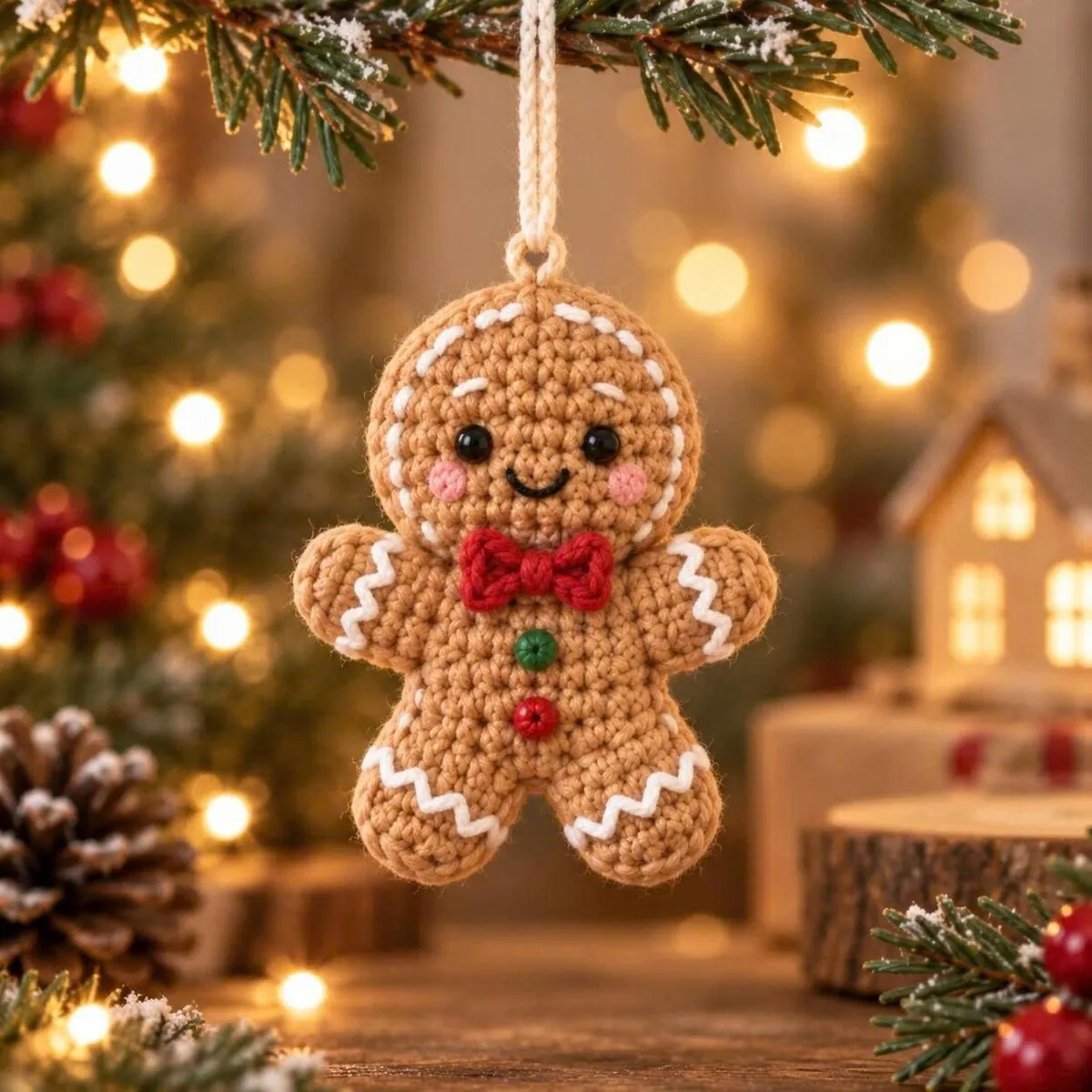 Crochet Christmas Ornament Set – 10 Amigurumi Patterns – photo 8