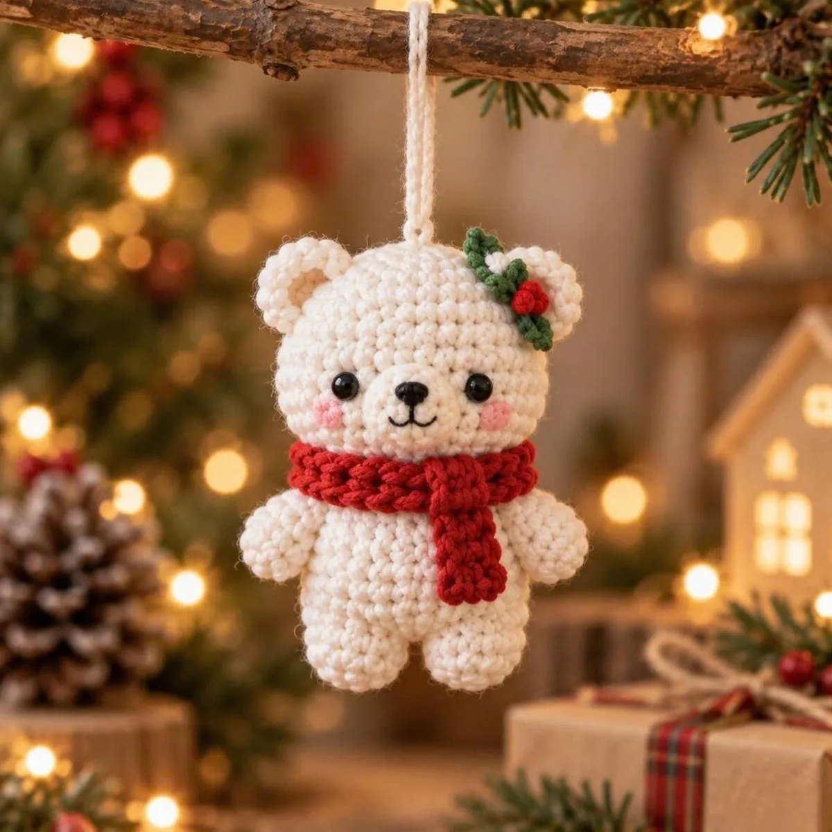 Crochet Christmas Ornament Set – 10 Amigurumi Patterns – photo 10